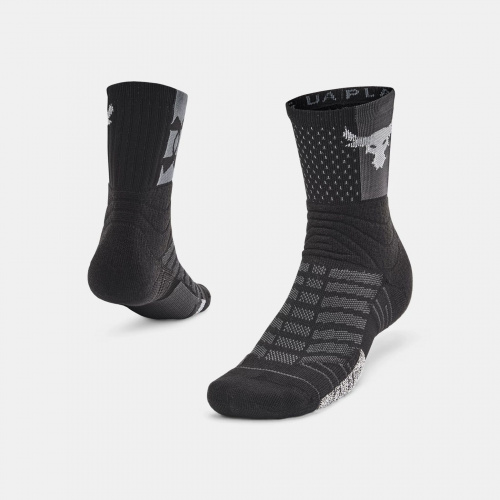 Accessories - Under Armour UA Playmaker Project Rock Crew Socks | Fitness 